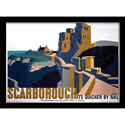 Pyramid Scarborough Ingelijste poster, 30 x 40 x 1,3 cm, meerkleurig Pyramid Scarborough Ingelijste poster, 30 x 40 x 1,3 cm, meerkleurig