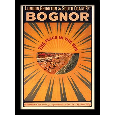 Pyramid Bognor Ingelijste kunstdruk, 30 x 40 x 1,3 cm, meerkleurig Pyramid Bognor Ingelijste kunstdruk, 30 x 40 x 1,3 cm, meerkleurig
