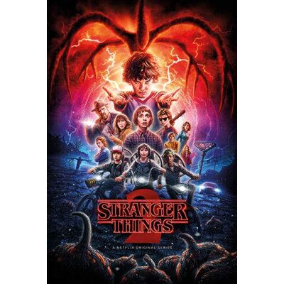 empireposter Stranger Things One Sheet Poster Seizoen 2 + Poster empireposter Stranger Things One Sheet Poster Seizoen 2 + Poster