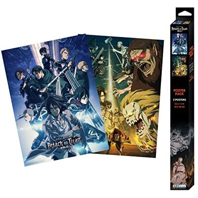 ABYSTYLE GBEye De attack des TITANS set 2 Chibi posters set 2, meerkleurig, 52 x 38 cm ABYSTYLE GBEye De attack des TITANS set 2 Chibi posters set 2, meerkleurig, 52 x 38 cm
