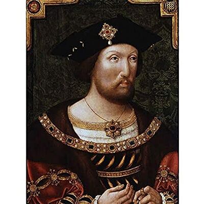 ART Kunstdruk in staand formaat, motief: Junger Koning Henry VIII, Engeland, koninklijke historische schilderkunst, niet ingelijst, muurkunst, poster, thuisdecoratie, premium ART Kunstdruk in staand formaat, motief: Junger Koning Henry VIII, Engeland, koninklijke historische schilderkunst, niet ingelijst, muurkunst, poster, thuisdecoratie, premium