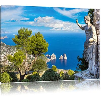 Pixxprint Isle of Capri in Italië, fotocanvas, afmetingen: 120 x 80 cm, wanddecoratie, kunstdruk, compleet gemonteerd Pixxprint Isle of Capri in Italië, fotocanvas, afmetingen: 120 x 80 cm, wanddecoratie, kunstdruk, compleet gemonteerd