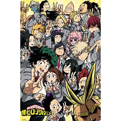 Close Up Up Close Poster My Hero Academia School Compilatie (61 cm x 91,5 cm) + een verrassingsposter als cadeau! Close Up Up Close Poster My Hero Academia School Compilatie (61 cm x 91,5 cm) + een verrassingsposter als cadeau!