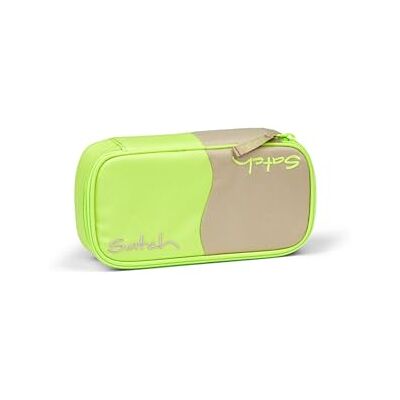 Satch Extra groot etui met scheidingsvak, vak met ritssluiting, penhouder, geodriehoek, kalendervenster, Double Trouble Beige, Etui Satch Extra groot etui met scheidingsvak, vak met ritssluiting, penhouder, geodriehoek, kalendervenster, Double Trouble Beige, Etui