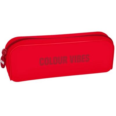DOHE Eenvoudig siliconen schooletui 1 vak met ritssluiting, veelzijdig rechthoekig etui, zachte aanraking, afmetingen 20 x 6 x 8 cm kleur Vibes rood, rood, 20 x 6 x 8 cm, DOHE Eenvoudig siliconen schooletui 1 vak met ritssluiting, veelzijdig rechthoekig etui, zachte aanraking, afmetingen 20 x 6 x 8 cm kleur Vibes rood, rood, 20 x 6 x 8 cm,