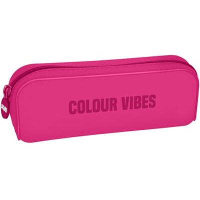 DOHE Eenvoudig siliconen etui 1 vak met ritssluiting, rechthoekige pennenhouder, veelzijdig inzetbaar, zacht aanvoelend, afmetingen 20 x 6 x 8 cm Vibes roze DOHE Eenvoudig siliconen etui 1 vak met ritssluiting, rechthoekige pennenhouder, veelzijdig inzetbaar, zacht aanvoelend, afmetingen 20 x 6 x 8 cm Vibes roze