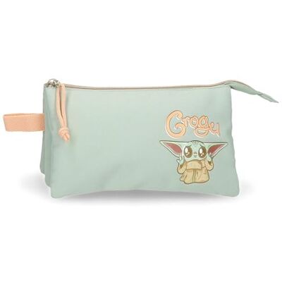 MOVOM Joumma Star Wars Grogu Pennenetui, drievoudig, groen, 22 x 12 x 5 cm, polyester, groen, drievoudig etui, Groen, Drievoudig etui MOVOM Joumma Star Wars Grogu Pennenetui, drievoudig, groen, 22 x 12 x 5 cm, polyester, groen, drievoudig etui, Groen, Drievoudig etui