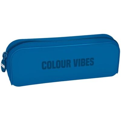 DOHE Eenvoudig siliconen schooletui 1 vak met ritssluiting, veelzijdig rechthoekig etui, zacht gevoel, afmetingen 20 x 6 x 8 cm kleur Vibes blauw, blauw, 20 x 6 x 8 cm, DOHE Eenvoudig siliconen schooletui 1 vak met ritssluiting, veelzijdig rechthoekig etui, zacht gevoel, afmetingen 20 x 6 x 8 cm kleur Vibes blauw, blauw, 20 x 6 x 8 cm,