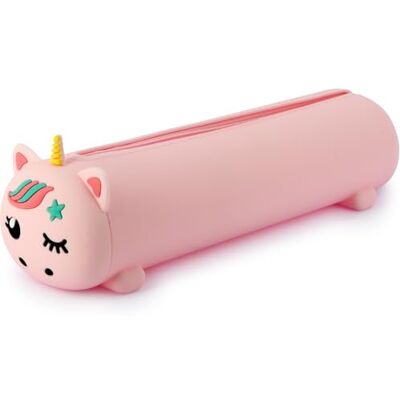 Grafoplás My Pets Bits & Bobs Siliconen etui met eenhoorn, 1 vak, 20 x 4,5 x 6,5 cm, zacht gevoel, flexibel en vormbaar, waterdicht, schoolmateriaal, roze, 21 x 4,5 x 6,5 cm, etui, Roze, Shiny Grafoplás My Pets Bits & Bobs Siliconen etui met eenhoorn, 1 vak, 20 x 4,5 x 6,5 cm, zacht gevoel, flexibel en vormbaar, waterdicht, schoolmateriaal, roze, 21 x 4,5 x 6,5 cm, etui, Roze, Shiny