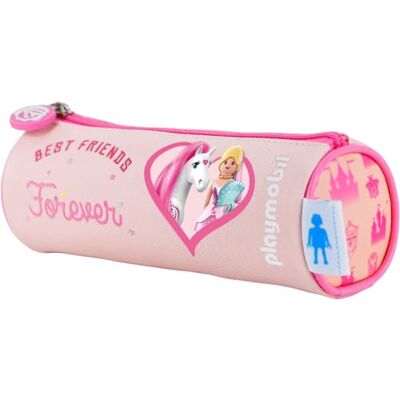 DOHE Rond schooletui met ritssluiting, officiële licentie, duurzaam polyester, 21 x 7,5 x 7,5 cm, schoolmateriaal, Politie, PLAYMOBIL CORE pennenetui, rond DOHE Rond schooletui met ritssluiting, officiële licentie, duurzaam polyester, 21 x 7,5 x 7,5 cm, schoolmateriaal, Politie, PLAYMOBIL CORE pennenetui, rond