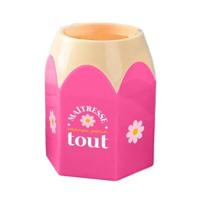 STC Potloodhouder in de vorm van een potlood, bedankt voor alles STC Potloodhouder in de vorm van een potlood, bedankt voor alles