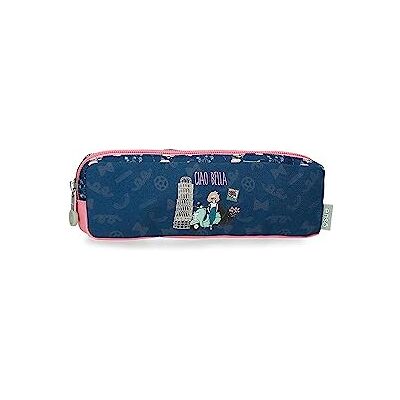 Enso Ciao Bella etui, blauw, 22 x 7 x 3 cm, polyester, blauw, Blauw Enso Ciao Bella etui, blauw, 22 x 7 x 3 cm, polyester, blauw, Blauw