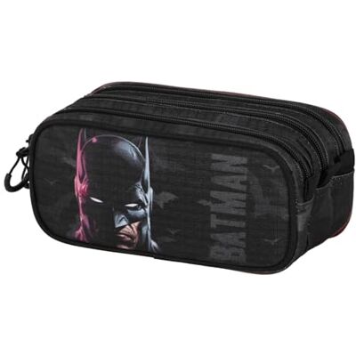 KARACTERMANIA Batman Face Fan Trick Pennenetui 2.2, zwart, 23 x 11 cm, zwart, één maat, FAN 2.2 Trick etui voor gezicht, zwart., FAN 2.2 Trick gezichtsset KARACTERMANIA Batman Face Fan Trick Pennenetui 2.2, zwart, 23 x 11 cm, zwart, één maat, FAN 2.2 Trick etui voor gezicht, zwart., FAN 2.2 Trick gezichtsset