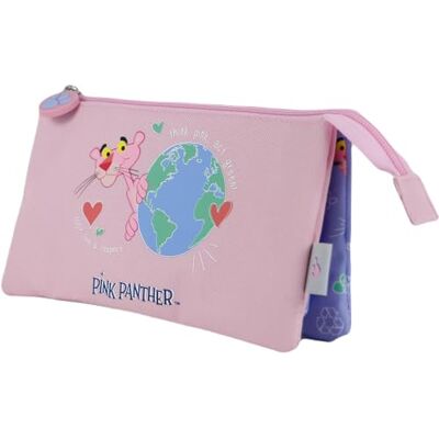 DOHE Pink Panther Schooltas met 3 vakken Ritssluiting Officiële licentie, duurzaam polyester, 23 x 12 x 2,5 cm Schoolmateriaal, Roze, Schooltas met 3 vakken DOHE Pink Panther Schooltas met 3 vakken Ritssluiting Officiële licentie, duurzaam polyester, 23 x 12 x 2,5 cm Schoolmateriaal, Roze, Schooltas met 3 vakken