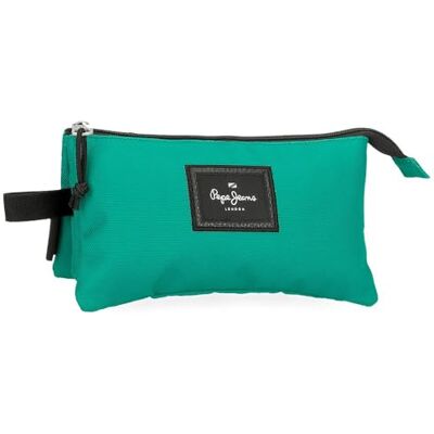 Pepe Jeans Aris Evergreen Pennenetui, drievoudig, groen, 22 x 12 x 5 cm, polyester by Joumma Bags, groen, drievoudig etui, Groen, Drievoudig etui Pepe Jeans Aris Evergreen Pennenetui, drievoudig, groen, 22 x 12 x 5 cm, polyester by Joumma Bags, groen, drievoudig etui, Groen, Drievoudig etui