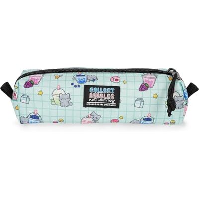 Legami Trousse My Pencil Case Kitty Bubble Tea avec fermeture éclair en plastique recyclé, résistante, spacieuse, pratique, pour l'école, le bureau, 22 x 6 cm Legami Trousse My Pencil Case Kitty Bubble Tea avec fermeture éclair en plastique recyclé, résistante, spacieuse, pratique, pour l'école, le bureau, 22 x 6 cm
