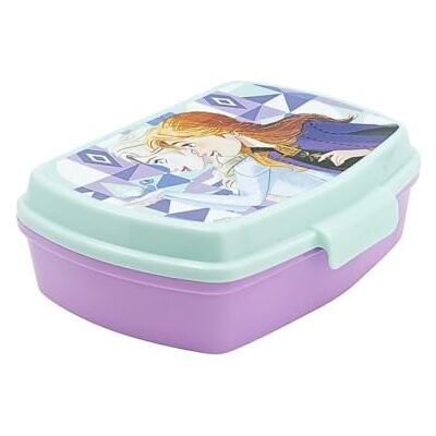 My sweety pop Frozen lunchbox voor kinderen school vakantie maaltijden 17 cm paars blauw My sweety pop Frozen lunchbox voor kinderen school vakantie maaltijden 17 cm paars blauw