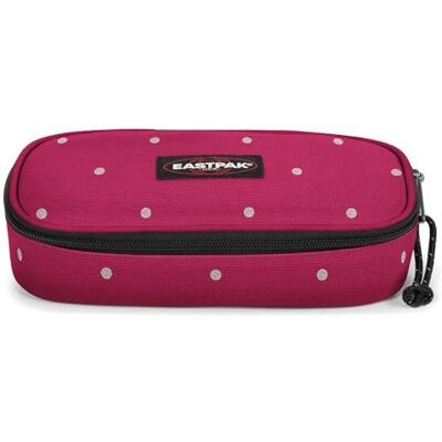 Eastpak Oval single etui, DotsWineSilver, OVAL Single Dots Wine Silver ACCESSORIES Eastpak Oval single etui, DotsWineSilver, OVAL Single Dots Wine Silver ACCESSORIES