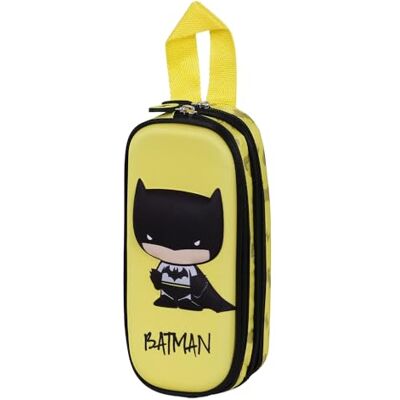 KARACTERMANIA Batman Bobblehead-trolley 3D double, geel, 3D Double Bobblehead etui, Geel., pennenetui 3d double bobblehead KARACTERMANIA Batman Bobblehead-trolley 3D double, geel, 3D Double Bobblehead etui, Geel., pennenetui 3d double bobblehead