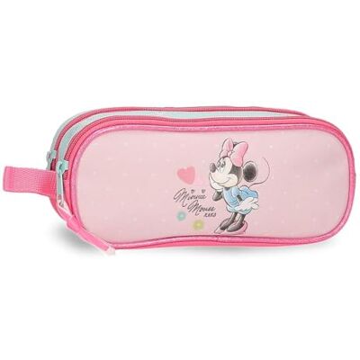 Disney Joumma Bags, Minnie Imagine, schooletui, kinderetui, gemaakt van polyester, roze, drievoudig etui Disney Joumma Bags, Minnie Imagine, schooletui, kinderetui, gemaakt van polyester, roze, drievoudig etui
