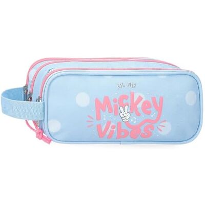 Disney Joumma Mickey Vibes Drievoudig etui, blauw, 22 x 10 x 9 cm, polyester, 1,98 l, blauw, Talla única, drievoudige etui, Blauw, Drievoudig etui Disney Joumma Mickey Vibes Drievoudig etui, blauw, 22 x 10 x 9 cm, polyester, 1,98 l, blauw, Talla única, drievoudige etui, Blauw, Drievoudig etui