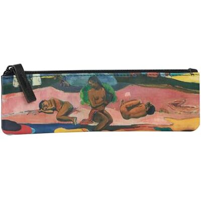 Franco Cosimo Panini Halta Definizione pennenetui van stof, bedrukt met Gaugin kunstwerk met ritssluiting, ideaal voor potloden, pennen en accessoires, 22 x 2 H x 6,5 cm Franco Cosimo Panini Halta Definizione pennenetui van stof, bedrukt met Gaugin kunstwerk met ritssluiting, ideaal voor potloden, pennen en accessoires, 22 x 2 H x 6,5 cm