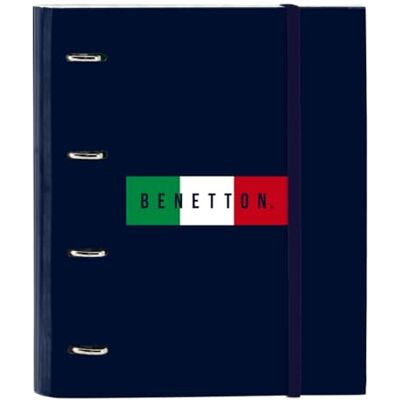 safta Benetton Flag Ordner met 4 ringen, 35 cm, met 100 DIN A4-vellen, ideaal voor kinderen van verschillende leeftijden, comfortabel en veelzijdig, kwaliteit en sterkte, 27 x 3,5 x 32 cm, safta Benetton Flag Ordner met 4 ringen, 35 cm, met 100 DIN A4-vellen, ideaal voor kinderen van verschillende leeftijden, comfortabel en veelzijdig, kwaliteit en sterkte, 27 x 3,5 x 32 cm,