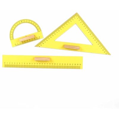 magnétiques.fr Magnetische geometrieset met houten handvat gradenboog, hoek en magneetliniaal magnétiques.fr Magnetische geometrieset met houten handvat gradenboog, hoek en magneetliniaal
