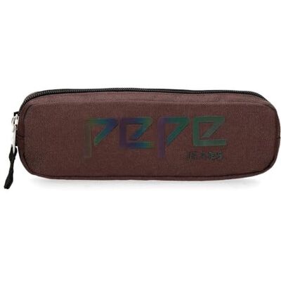 Pepe Jeans set, Bruin, 22 cm, pennenetui Pepe Jeans set, Bruin, 22 cm, pennenetui