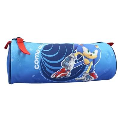 mybagstory Pennenetui voor jongens Sonic Blauw Kind School Kleuterschool Kinderkamer Pennenetui voor jongens Maat 21 cm mybagstory Pennenetui voor jongens Sonic Blauw Kind School Kleuterschool Kinderkamer Pennenetui voor jongens Maat 21 cm