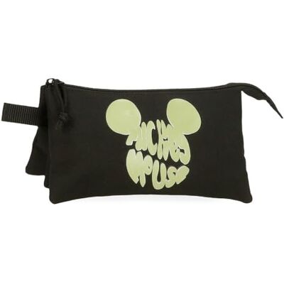 Disney Joumma Mickey Multiverse Pennenetui, drievoudig, zwart, 22 x 12 x 5 cm, polyester, 1,32 l, zwart, Talla única, drievoudige etui, zwart., Drievoudig etui Disney Joumma Mickey Multiverse Pennenetui, drievoudig, zwart, 22 x 12 x 5 cm, polyester, 1,32 l, zwart, Talla única, drievoudige etui, zwart., Drievoudig etui