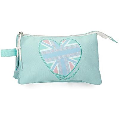 Pepe Jeans Nerea, blauw, Talla única, drievoudige etui, Blauw, Drievoudig etui Pepe Jeans Nerea, blauw, Talla única, drievoudige etui, Blauw, Drievoudig etui