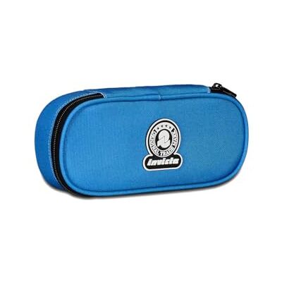 Invicta Penhouder voor school, Round Plus Solid, lichtblauw, mono-vak met organizer, school en vrije tijd, kinderen en jongeren, blauw, school Invicta Penhouder voor school, Round Plus Solid, lichtblauw, mono-vak met organizer, school en vrije tijd, kinderen en jongeren, blauw, school