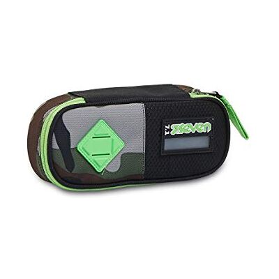 Seven Round Plus Penhouder Half Zwart, Groen, Taglia Unica, modern Seven Round Plus Penhouder Half Zwart, Groen, Taglia Unica, modern