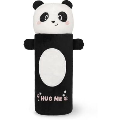 Legami Super Soft etui, Panda-thema, pluizig etui, karton met kleurtekening, 100% polyester, super zacht etui Legami Super Soft etui, Panda-thema, pluizig etui, karton met kleurtekening, 100% polyester, super zacht etui