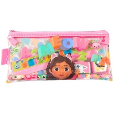 mybagstory Gabby's Dollhouse etui voor meisjes – transparant – kinderen – school – kleuterschool – basisschool – etui meisjes – cadeau-idee – 18 cm – Gabby mybagstory Gabby's Dollhouse etui voor meisjes – transparant – kinderen – school – kleuterschool – basisschool – etui meisjes – cadeau-idee – 18 cm – Gabby