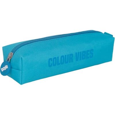 DOHE Eenvoudig schooletui 1 vak, veelzijdig rechthoekig etui, 21 x 6 x 6 cm, ritssluiting, gemaakt van duurzaam polyester kleur Vibes cyaan, aqua, 20 x 5 x 6 cm, eenpersoonsbed (1 DOHE Eenvoudig schooletui 1 vak, veelzijdig rechthoekig etui, 21 x 6 x 6 cm, ritssluiting, gemaakt van duurzaam polyester kleur Vibes cyaan, aqua, 20 x 5 x 6 cm, eenpersoonsbed (1