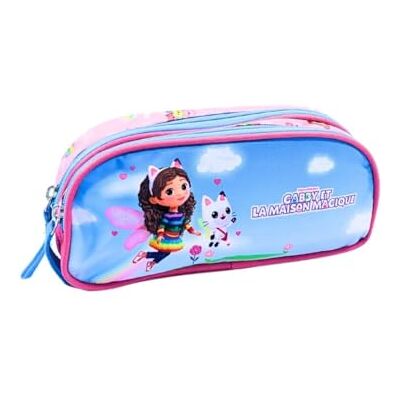 mybagstory Pennenetui – Gabby – etui met dubbele vakken blauw en roze – kind – school – kleuterschool – kleuterschool – etui voor meisjes – maat 23 cm – cadeau-idee – Gabby's Dollhouse, Gabby en de, mybagstory Pennenetui – Gabby – etui met dubbele vakken blauw en roze – kind – school – kleuterschool – kleuterschool – etui voor meisjes – maat 23 cm – cadeau-idee – Gabby's Dollhouse, Gabby en de,