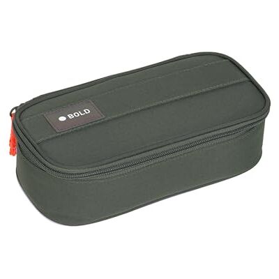 Lässig Bold Pennenetui voor kinderen voor school of thuis met ritssluiting pennenetui voor schoolbenodigdheden/schoolbenodigdheden, Spacy Pencil Case Bold Dark Olijf Lässig Bold Pennenetui voor kinderen voor school of thuis met ritssluiting pennenetui voor schoolbenodigdheden/schoolbenodigdheden, Spacy Pencil Case Bold Dark Olijf