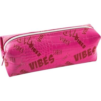Eberhard Faber 577435 Vibes Trousse carrée pour l'école, Le Bureau et la Vie Quotidienne Rose Eberhard Faber 577435 Vibes Trousse carrée pour l'école, Le Bureau et la Vie Quotidienne Rose