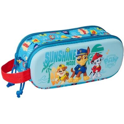 safta Paw Patrol 3D 3D dubbel etui, kinderetui, ideaal voor schoolgaande kinderen, comfortabel en veelzijdig, kwaliteit en sterkte, 21 x 6 x 8 cm, blauw, M, casual safta Paw Patrol 3D 3D dubbel etui, kinderetui, ideaal voor schoolgaande kinderen, comfortabel en veelzijdig, kwaliteit en sterkte, 21 x 6 x 8 cm, blauw, M, casual
