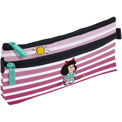 Grafoplás Mafalda Birdie Pennenetui, plat, 2 zakken, 23 x 10 cm, vakken met ritssluiting, gemakkelijk te openen, Smile-collectie, Bits & Bobs Pop Up Design, fuchsia roze, 23 x 10 cm,, Fuchsia roze, Grafoplás Mafalda Birdie Pennenetui, plat, 2 zakken, 23 x 10 cm, vakken met ritssluiting, gemakkelijk te openen, Smile-collectie, Bits & Bobs Pop Up Design, fuchsia roze, 23 x 10 cm,, Fuchsia roze,