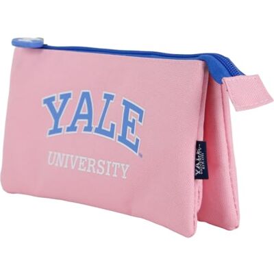 DOHE Schooltas met 3 vakken Ritssluiting Duurzaam polyester, 23 x 12 x 2,5 cm, schoolmateriaal Yale University Pink Lady Roze, etui, Roze, etui DOHE Schooltas met 3 vakken Ritssluiting Duurzaam polyester, 23 x 12 x 2,5 cm, schoolmateriaal Yale University Pink Lady Roze, etui, Roze, etui