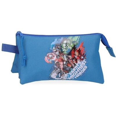 Marvel Joumma Avengers Heroes drievoudige etui, blauw, 22 x 12 x 5 cm, polyester, 1,32 l, blauw, Talla única, drievoudige etui, Blauw, Drievoudig etui Marvel Joumma Avengers Heroes drievoudige etui, blauw, 22 x 12 x 5 cm, polyester, 1,32 l, blauw, Talla única, drievoudige etui, Blauw, Drievoudig etui