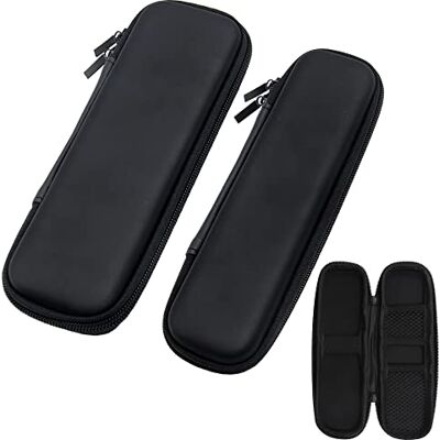 Sixfolo 2 stuks harde etui, potloodhouder, draagtas, potloodhoes, potlood en stylus, tas met ritssluiting voor pennen, potloden, USB-kabel, kleine voorwerpen (zwart) Sixfolo 2 stuks harde etui, potloodhouder, draagtas, potloodhoes, potlood en stylus, tas met ritssluiting voor pennen, potloden, USB-kabel, kleine voorwerpen (zwart)