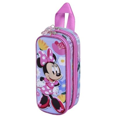 Disney Minnie Mouse Spring 3D etui, dubbel, paars, 22 x 9,5 cm, Minnie Mouse paars, één maat, dubbele 3D-etui Disney Minnie Mouse Spring 3D etui, dubbel, paars, 22 x 9,5 cm, Minnie Mouse paars, één maat, dubbele 3D-etui