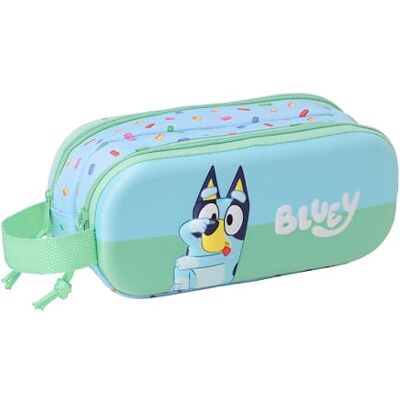 safta BLUEY 3D etui met dubbele 3D, kinderetui, ideaal voor schoolgaande kinderen, comfortabel en veelzijdig, kwaliteit en sterkte, 21 x 6 x 8 cm, blauw duur, M, casual safta BLUEY 3D etui met dubbele 3D, kinderetui, ideaal voor schoolgaande kinderen, comfortabel en veelzijdig, kwaliteit en sterkte, 21 x 6 x 8 cm, blauw duur, M, casual