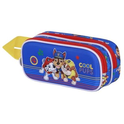 KARACTERMANIA Paw Patrol Cool-3D dubbel etui, blauw, 22 x 10 cm, Paw Patrol, blauw, één maat, dubbel 3D-etui Paw Patrol KARACTERMANIA Paw Patrol Cool-3D dubbel etui, blauw, 22 x 10 cm, Paw Patrol, blauw, één maat, dubbel 3D-etui Paw Patrol
