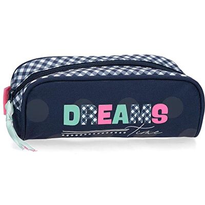 MOVOM Dreams Time Pennenetui, blauw, 18 x 7 x 5 cm, polyester, blauw, etui, Blauw, Pennenetui MOVOM Dreams Time Pennenetui, blauw, 18 x 7 x 5 cm, polyester, blauw, etui, Blauw, Pennenetui