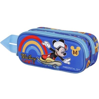 Disney Mickey Mouse Freestyle-3D dubbel etui, blauw, 22 x 9,5 cm, blauw, één maat, dubbel 3D Freestyle etui, Blauw, Freestyle 3D dubbel etui Disney Mickey Mouse Freestyle-3D dubbel etui, blauw, 22 x 9,5 cm, blauw, één maat, dubbel 3D Freestyle etui, Blauw, Freestyle 3D dubbel etui